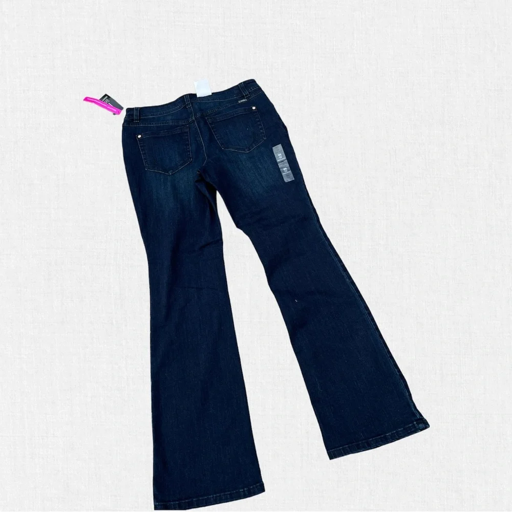 Boot Cut Short Sleek Tailored Fit Through Hip & Thighs Regular Fit Jeans by INC
